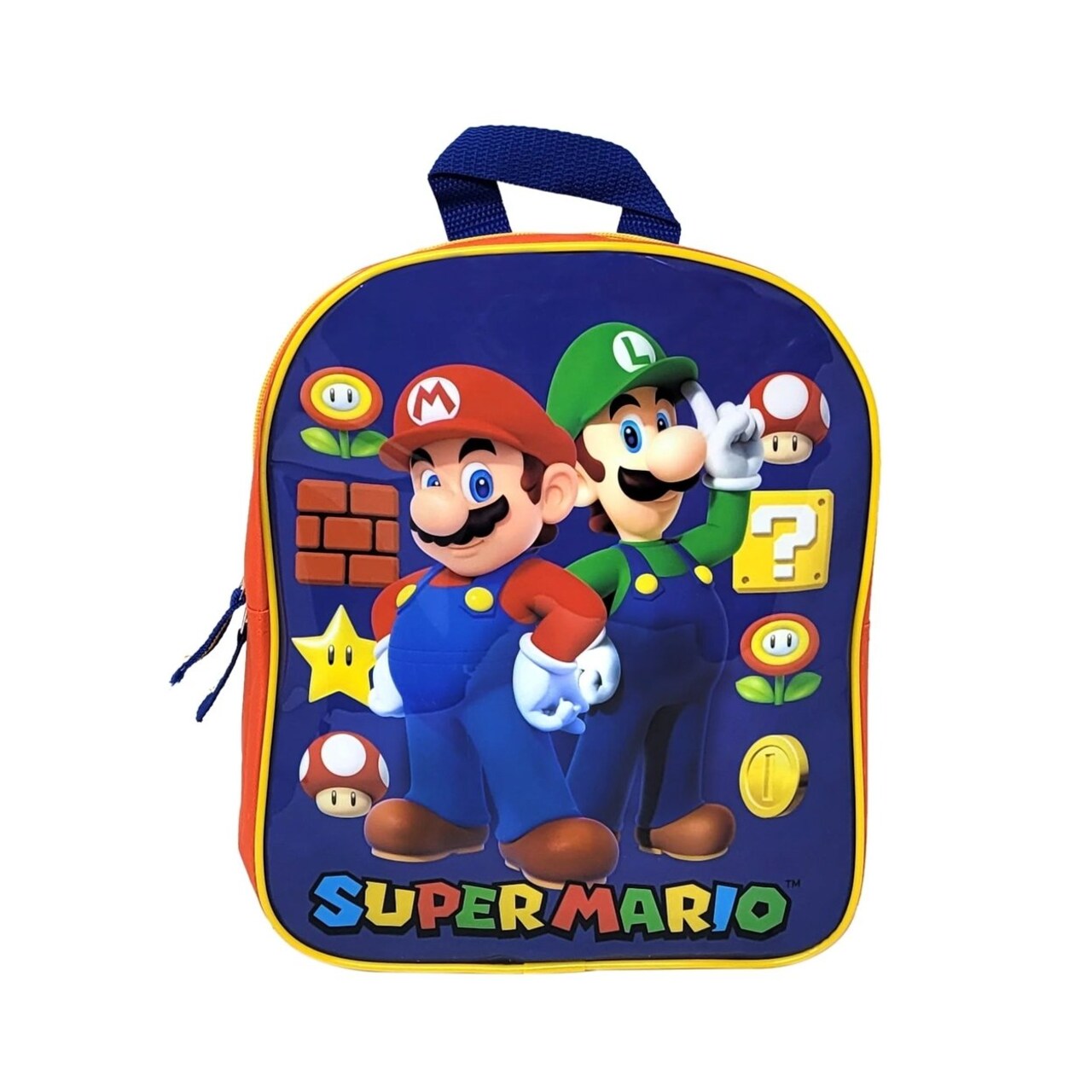 Super Mario 11 Inch Backpack Kids Playful Design Durable School Bag For Boys